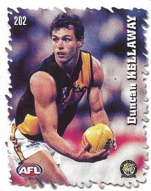 2000 Select AFL Stickers #202 Duncan Kellaway Front